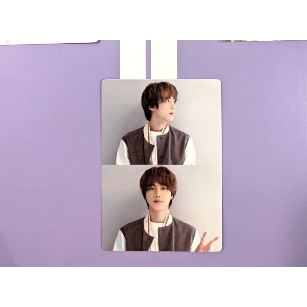 Jin Photo Card from BTS Merch Box 3 ARMY room DIY K-Pop World Wide Handsome :-)